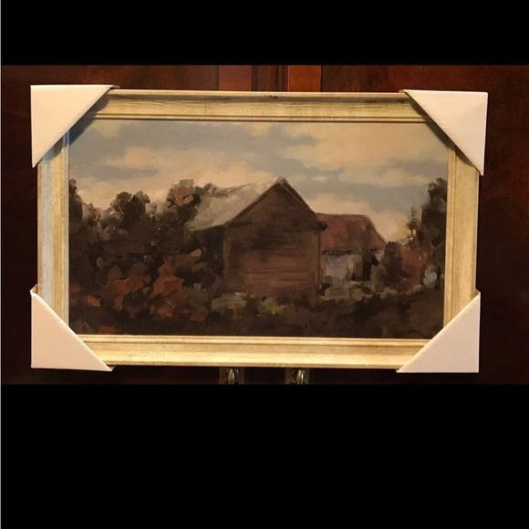 16" x 10" House Amidst The Trees Framed Canvas - Threshold Studio McGee - Picture 5 of 6